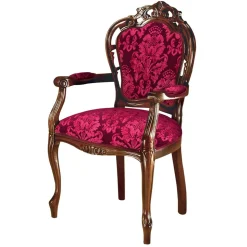 Edler Armlehnenstuhl im Barock Stil - Ursanna
