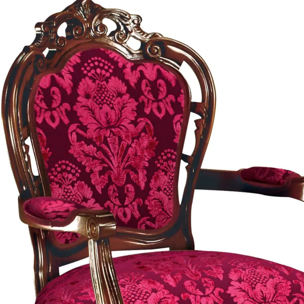 Edler Armlehnenstuhl im Barock Stil - Ursanna