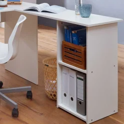 EDV Schreibtisch mit Regal - Winkelform - Candyon