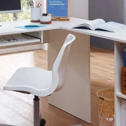 EDV Schreibtisch mit Regal - Winkelform - Candyon