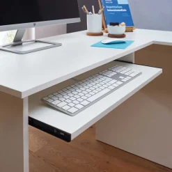 EDV Schreibtisch mit Regal - Winkelform - Candyon