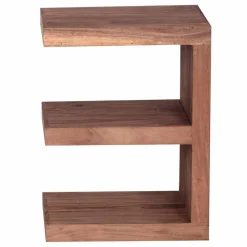 E-Form Beistelltisch Vislan aus Holz massiv Akazie