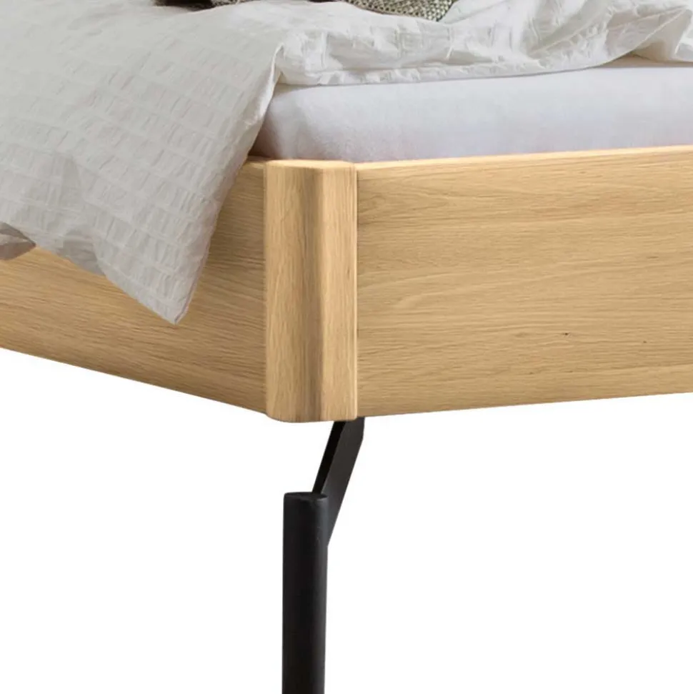 Ehebett Gestell in Eiche Hell - Quincey