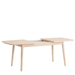 Eiche Bianco Esstisch mit Butterflyauszug - Nuture