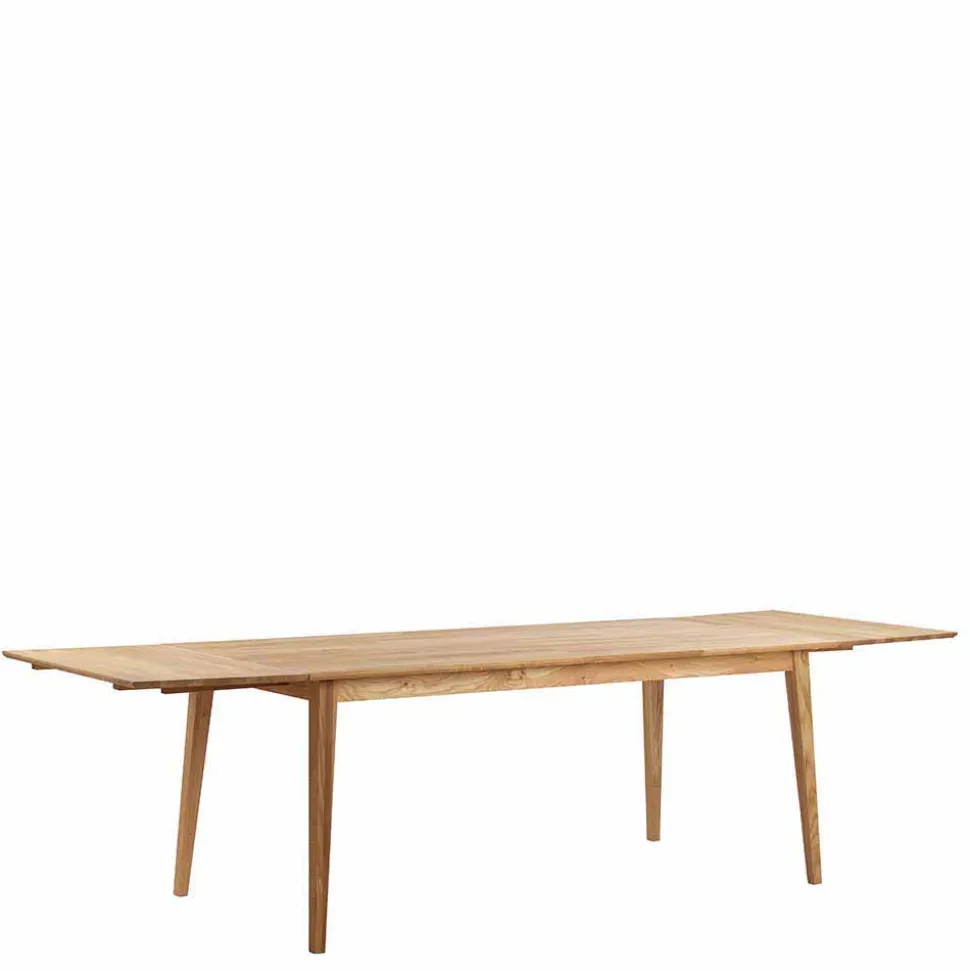 Eiche Esstisch & Stühle Grau - Number (siebenteilig)