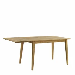 Eiche Esstisch Set mit Polsterstühlen - Number (fünfteilig)