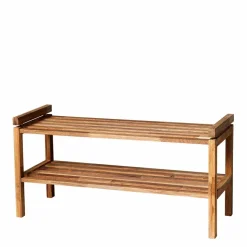 Eiche Schuhregal mit geölter Oberfläche - Helvana