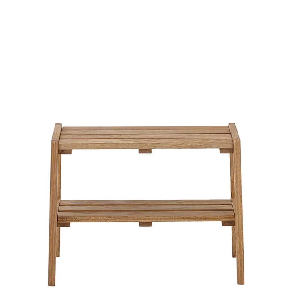 Eichenholz Flurbank mit Ablage - Gangizo