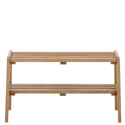 Eichenholz Flurbank mit Ablage - Gangizo