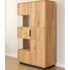 Eichenholz Highboard Vitrine modern - Judita
