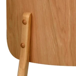 Eichenholz Stuhl mit Polster - Onan (2er Set)