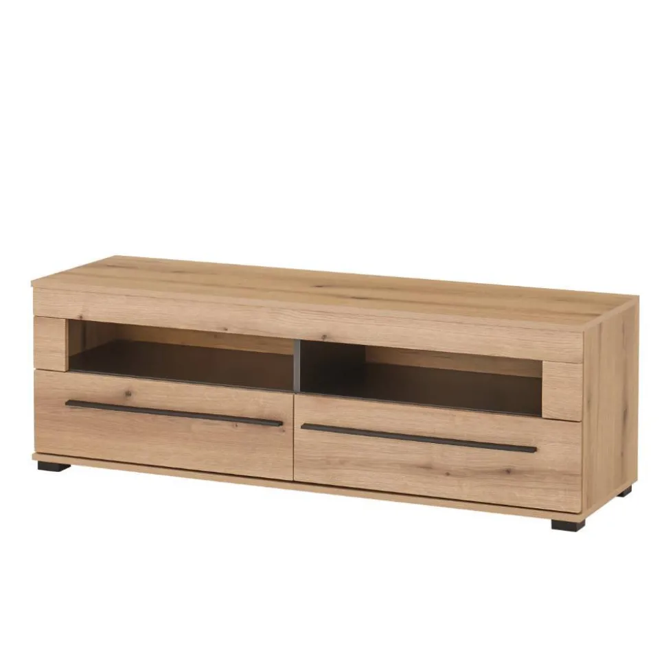 Eicheoptik Wohnzimmermöbel Set - Brocus (vierteilig)