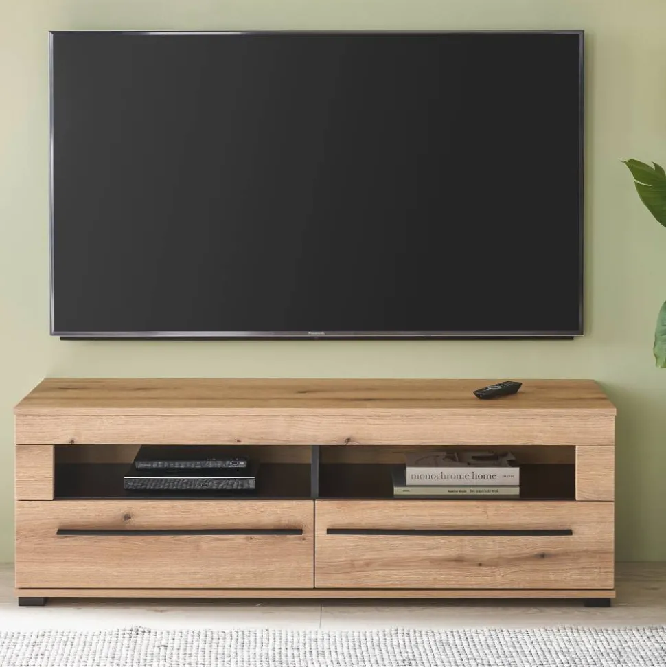 Eicheoptik Wohnzimmermöbel Set - Brocus (vierteilig)