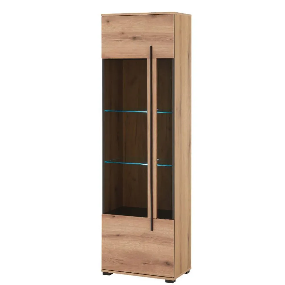 Eicheoptik Wohnzimmermöbel Set - Brocus (vierteilig)