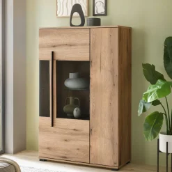 Eicheoptik Wohnzimmermöbel Set - Brocus (vierteilig)