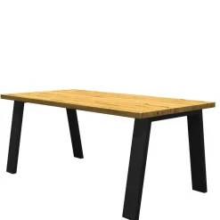 Eichetisch mit Metallbeinen in 12 Größen - Miley