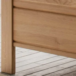 Einzelbett & Nachtkommode in Eiche - Sendician (zweiteilig)