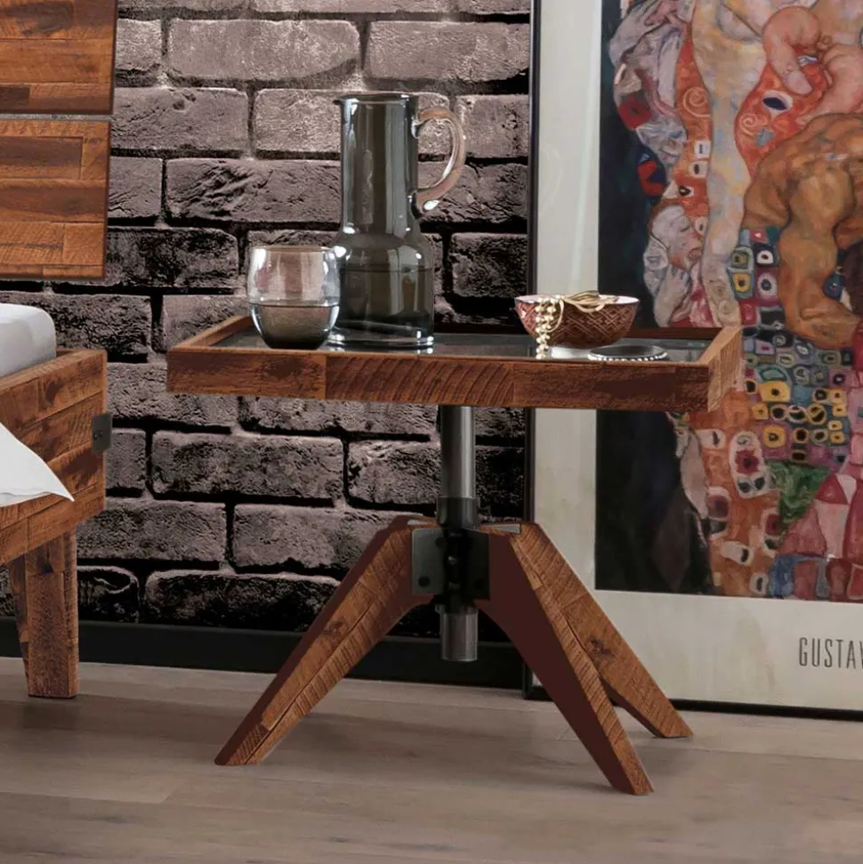 Einzelbett Bett aus Massivholz Akazie - Cuatro