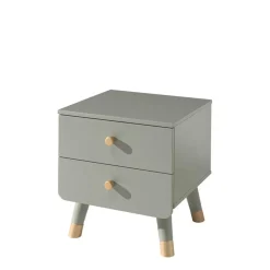 Einzelbett in Graugrün & Gold - Appoloni (zweiteilig)