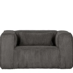 Einzelsessel in Dunkelgrau Cord Ribcord - Jailen