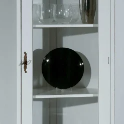 Elegante Eckvitrine im Vintage Landhaus Look - Zarinas