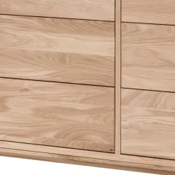 Elegante Kommode aus Wildeiche Bianco geölt - Lamia