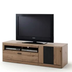Elegante TV Bank in Eiche & Grau - Larinca