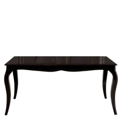 Eleganter Barocktisch in Dunkelbraun - Granita