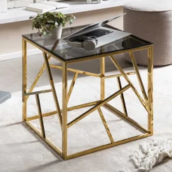 Eleganter Couchtisch aus Rauchglas - Navugada