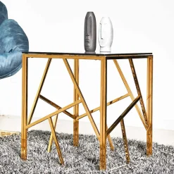 Eleganter Couchtisch aus Rauchglas - Navugada