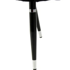 Eleganter Designstuhl in Schwarz Samt - Siiri (2er Set)