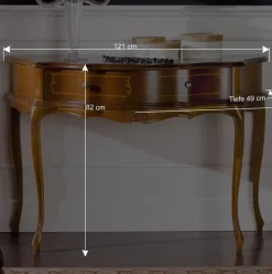 Eleganter Konsolentisch Dentro im Barock Design