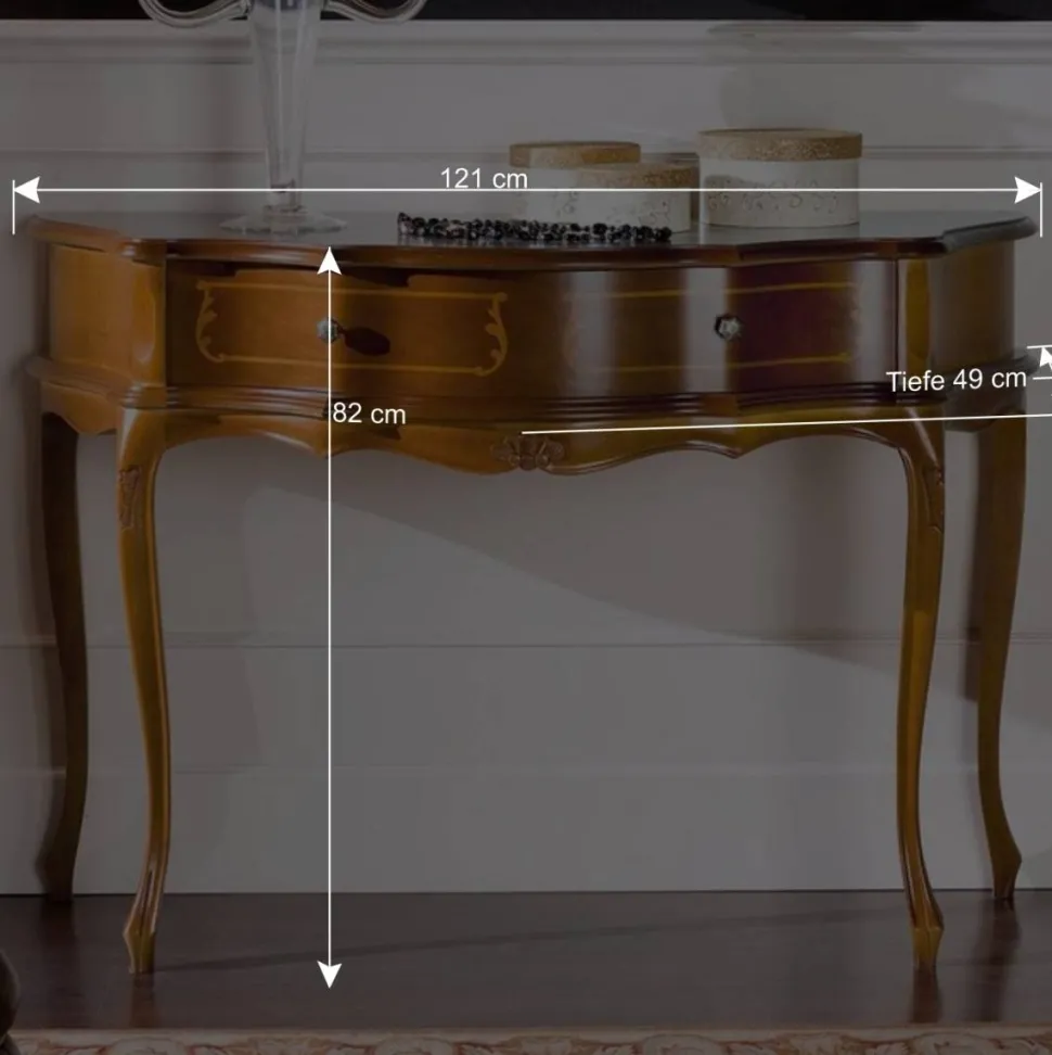 Eleganter Konsolentisch Dentro im Barock Design