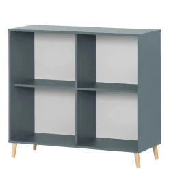 Eleganter Office Schrank in Petrol Blau - Baiamare