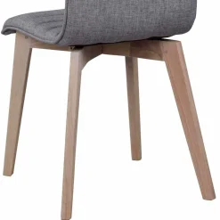 Eleganter Polsterstuhl in Grau - Mali (2er Set)