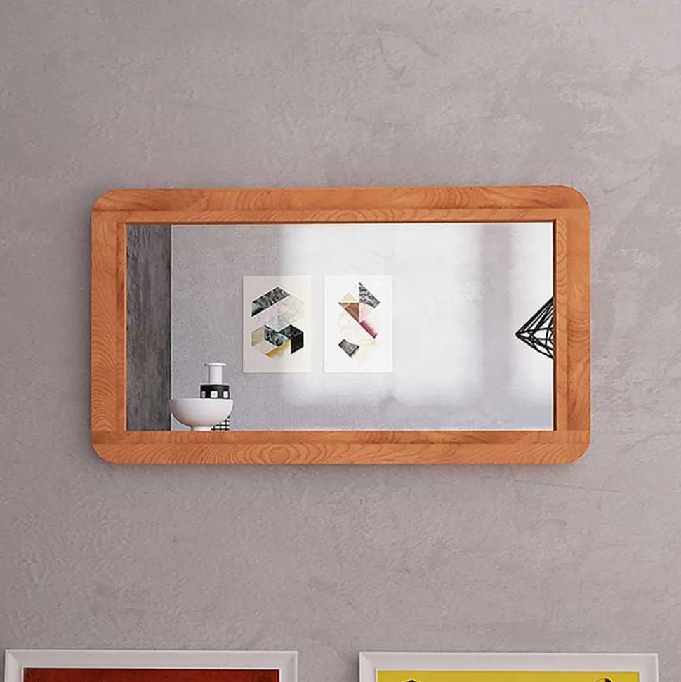Eleganter Spiegel mit Holzrahmen - Junola