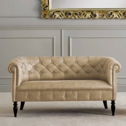 Elegantes Design Sofa im Chesterfield Look - Kiano