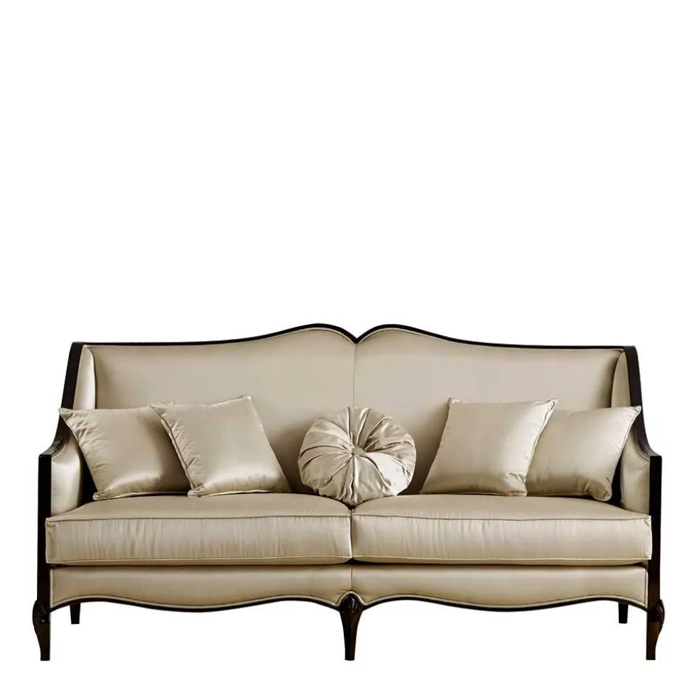 Elegantes Dreisitzer Sofa in Beige - Sutolary