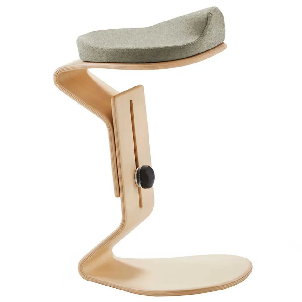 Ergonomischer Büro Hocker aus Schichtholz - Lesther