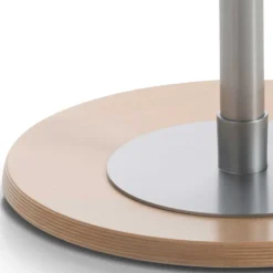 Ergonomischer Büro Kunstlederhocker in Hellgrün - Simpra