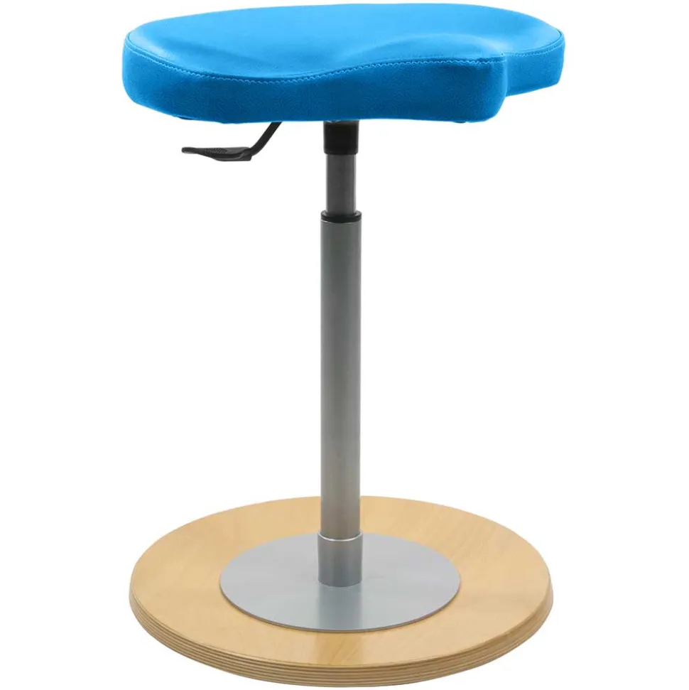 Ergonomischer Office Hocker in Blau - Hairosco