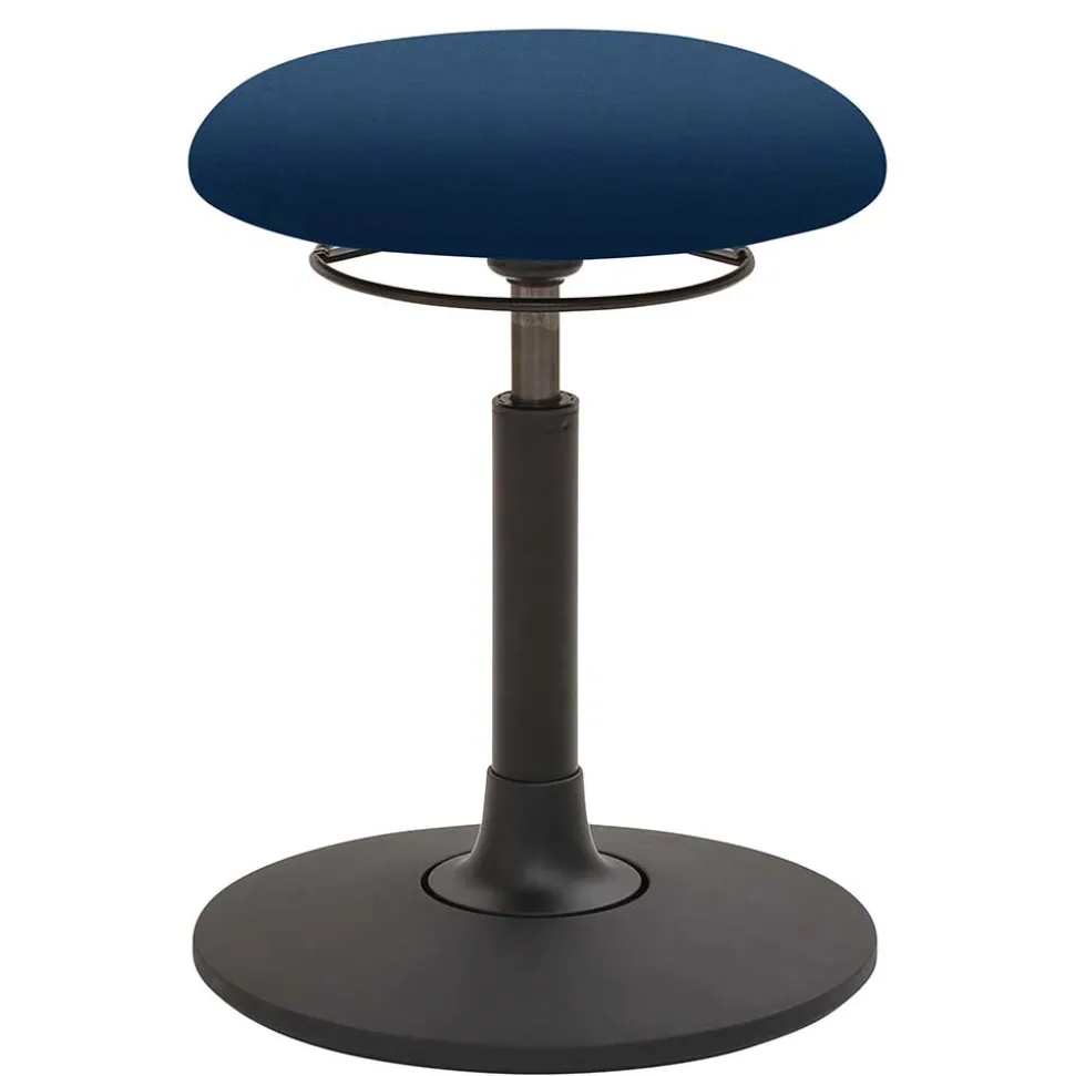 Ergonomischer Office-Hocker in Blau - Amulet