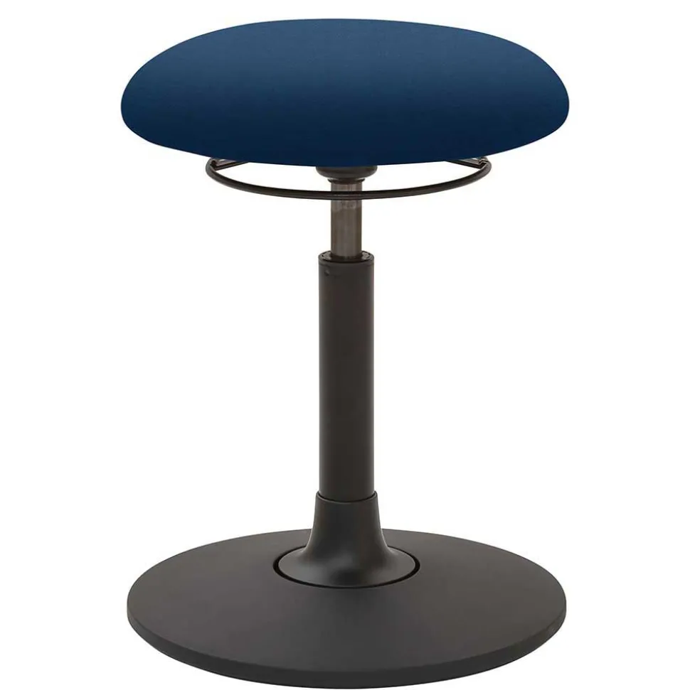 Ergonomischer Office-Hocker in Blau - Amulet