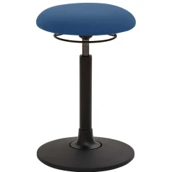 Ergonomischer Sitzhocker in Blau & Schwarz - Lamedda