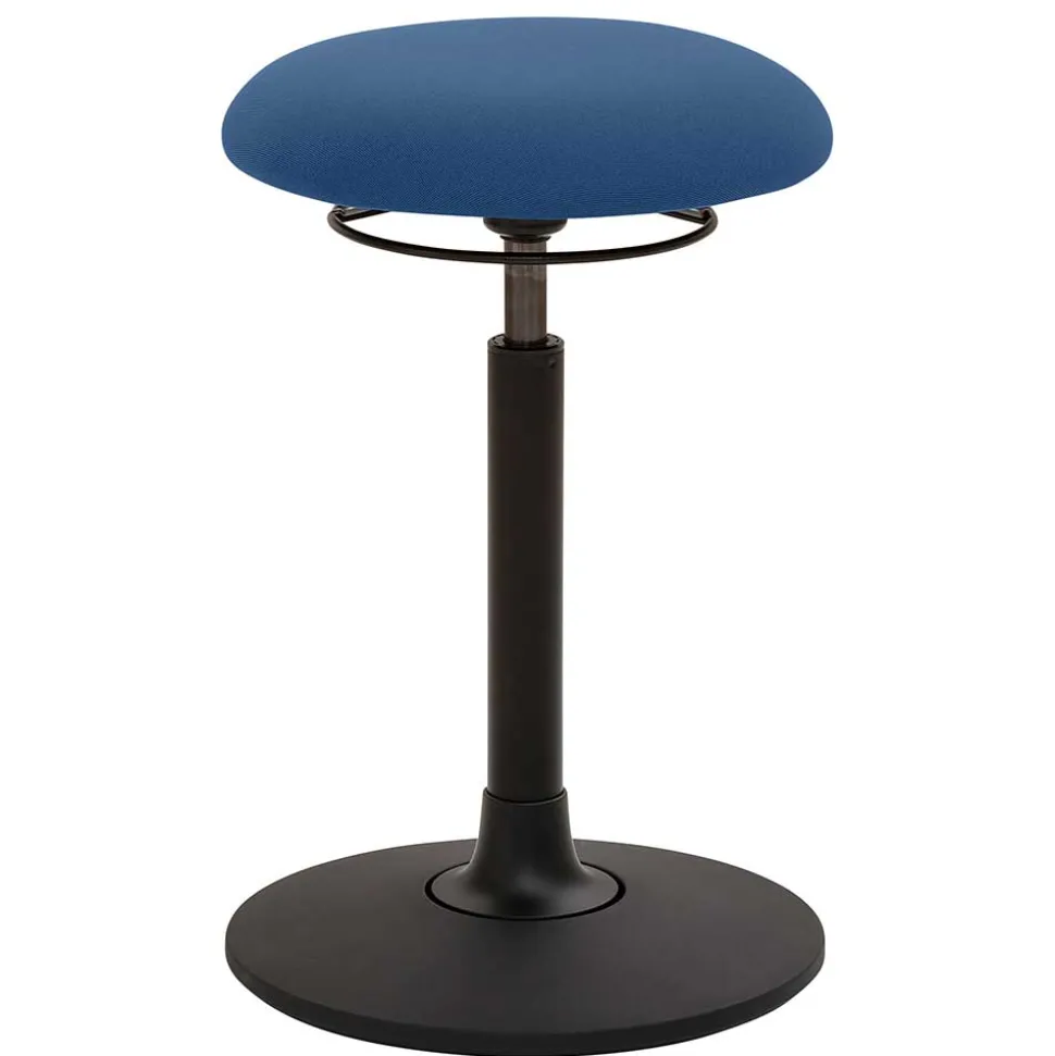 Ergonomischer Sitzhocker in Blau & Schwarz - Lamedda