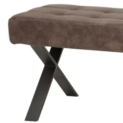 Essbank Laticio in Braun Stoff