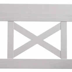 Essbank Yoan in Weiß Grau