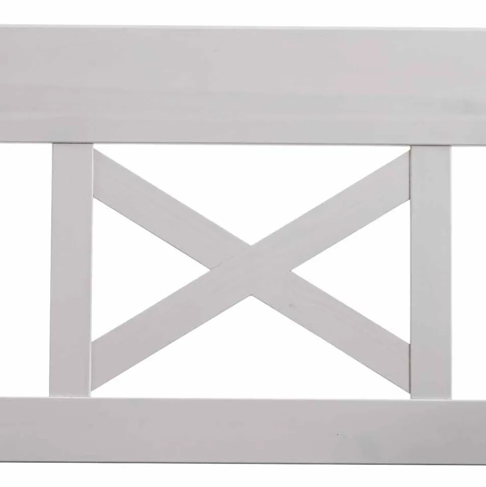 Essbank Yoan in Weiß Grau