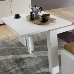 Essgruppe Ausziehtisch & 2 Bänke - Connassa (dreiteilig)