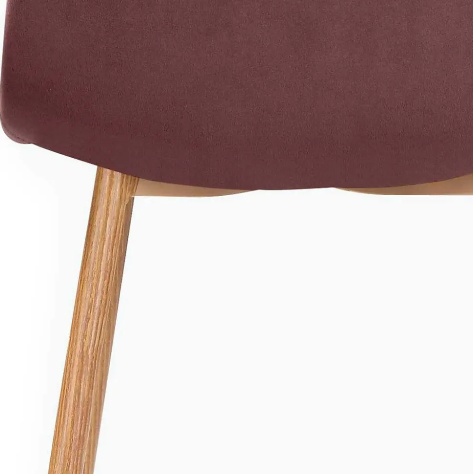 Essgruppe in Altrosa & Eiche - Eva (fünfteilig)